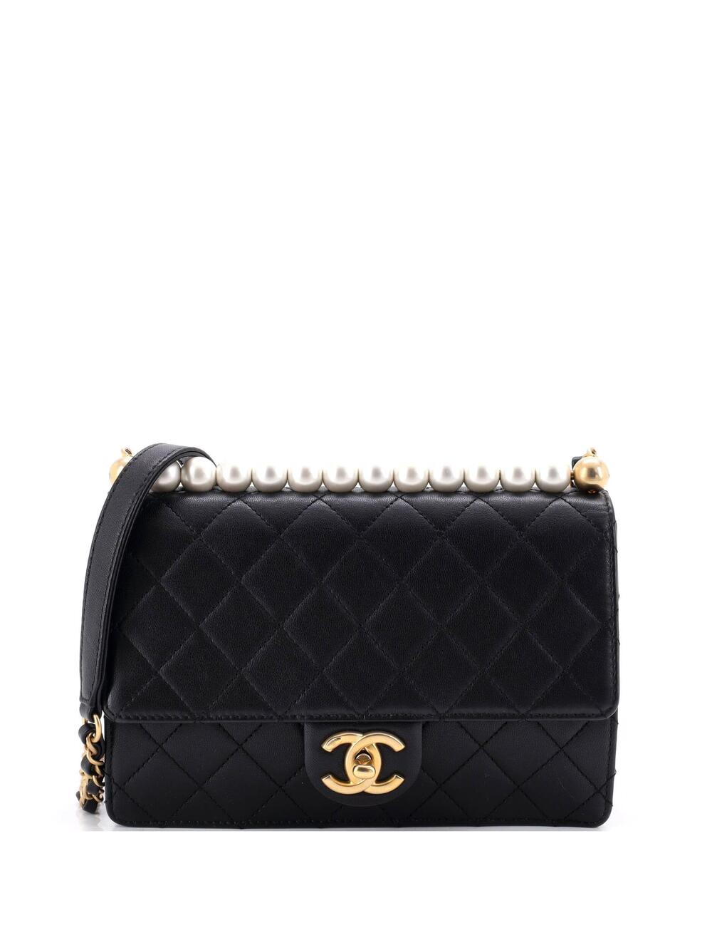 Chanel Chic Pearls Flap Bag Quilted #350900C46B